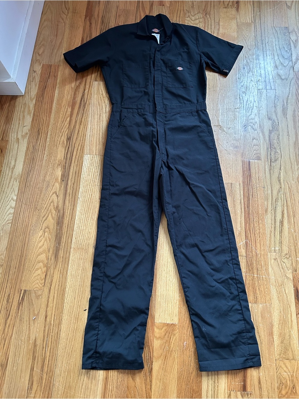 Dickies Black Short-Sleeve Men's Work Coverall